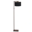 floor lamp STANG 1 flame E27 IP20, cocoa dimmable