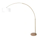 Steinhauer Staande lamp SPARKLED LIGHT 1-vlams E27 IP20, brons dimbaar