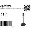 Mexlite table lamp NOOR E27 IP20, dimmable