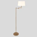Mexlite Staande lamp BELLA 1-vlams E27 IP20, brons, wit dimbaar