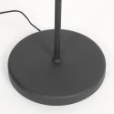 Mexlite Staande lamp BELLA 1-vlams E27 IP20, zwart dimbaar