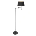 Mexlite Staande lamp BELLA 1-vlams E27 IP20, zwart dimbaar