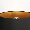 Mexlite Staande lamp BELLA 1-vlams E27 IP20, zwart dimbaar