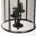 Steinhauer Pendelarmatuur PIMPERNEL 2-vlams E14 IP20, zwart dimbaar