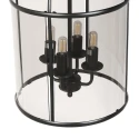 Steinhauer Pendelarmatuur PIMPERNEL 4-vlams E14 IP20, zwart dimbaar