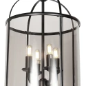 Steinhauer Pendelarmatuur PIMPERNEL 4-vlams E14 IP20, zwart dimbaar