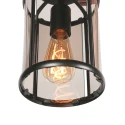 Steinhauer ceiling luminaire PIMPERNEL E27 IP20, black dimmable