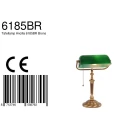 Steinhauer Tafelarmatuur ANCILLA 1-vlams E27 IP20, groen, brons dimbaar