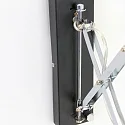 Steinhauer Wall luminaire SPRING, 1 flame, black