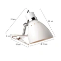 Steinhauer Steinhauer Spot SPRING zum Klemmen, 1 flame, metal, white