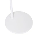 Steinhauer Staande lamp SPARKLED LIGHT cilindrisch, met schakelaar, met lampenkap, met stekker, instelbaar E27 IP20, wit mat 