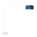 floor lamp SPARKLED LIGHT cylindrical, with switch, with shade, with plug, adjustable E27 IP20, white matt 