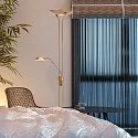 Mexlite Staande lamp BIRON 2-vlams IP20, brons, wit dimbaar