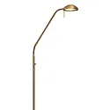 Mexlite Staande lamp BIRON 1-vlams IP20, brons, wit dimbaar