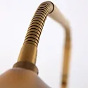 Mexlite Staande lamp BIRON 1-vlams IP20, brons, wit dimbaar