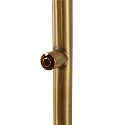 Mexlite Staande lamp BIRON 1-vlams IP20, brons, wit dimbaar