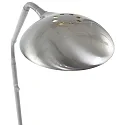 Mexlite Staande lamp BIRON met flexibele arm, met aanraakdimmer IP20, staal geborsteld dimbaar