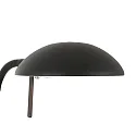 Mexlite Staande lamp BIRON met schakelaar, met flexibele arm IP20, zwart mat dimbaar