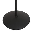 Mexlite Staande lamp BIRON met schakelaar, met flexibele arm IP20, zwart mat dimbaar