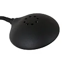 Mexlite Staande lamp BIRON met schakelaar, met flexibele arm IP20, zwart mat dimbaar