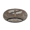 Steinhauer floor lamp SPARKLED LIGHT - IKARO ribbed, cylindrical, with switch, with shade, adjustable E27 IP20, black matt 