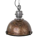 Steinhauer Pendelarmatuur BIKKEL - Ø 42CM 1-vlams, medium E27 IP20, bruin, bonte dimbaar