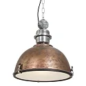 Steinhauer Pendelarmatuur BIKKEL - Ø 42CM 1-vlams, medium E27 IP20, bruin, bonte dimbaar