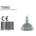 Steinhauer pendant luminaire BIKKEL - Ø 42CM 1 flame, medium E27 IP20, green dimmable