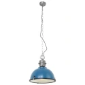 Steinhauer Pendelarmatuur BIKKEL - Ø 42CM 1-vlams, medium E27 IP20, donkerblauw dimbaar