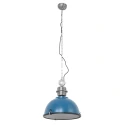 Steinhauer Pendelarmatuur BIKKEL - Ø 42CM 1-vlams, medium E27 IP20, donkerblauw dimbaar