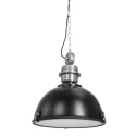 pendant luminaire BIKKEL - Ø 42CM 1 flame, medium E27 IP20, brown, pied dimmable