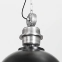 pendant luminaire BIKKEL - Ø 42CM 1 flame, medium E27 IP20, brown, pied dimmable