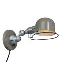 Mexlite Wandarmatuur DAVIN kort, met schakelaar, met scharnierende arm E14 IP20, groen 