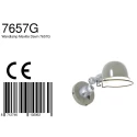 Mexlite Wandarmatuur DAVIN kort, met schakelaar, met scharnierende arm E14 IP20, groen 