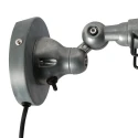 Mexlite Wandarmatuur DAVIN kort, met schakelaar, met scharnierende arm E14 IP20, groen 