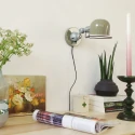 Mexlite Wandarmatuur DAVIN kort, met schakelaar, met scharnierende arm E14 IP20, groen 