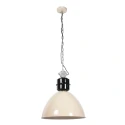 anne light & home Pendelarmatuur FRISK 1-vlams E27 IP20, crème dimbaar