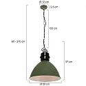 Pendelarmatuur FRISK 1-vlams, rond E27 IP20
