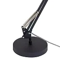 anne light & home Tafelarmatuur ZAPPA met schakelaar, met scharnierende arm, met stekker E27 IP20, zwart mat 