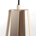 Mexlite Pendelarmatuur EDEN 1-vlams E27 IP20, crème dimbaar