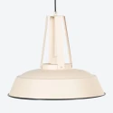 Mexlite Pendelarmatuur EDEN 1-vlams E27 IP20, crème dimbaar