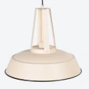 Mexlite Pendelarmatuur EDEN 1-vlams E27 IP20, crème dimbaar