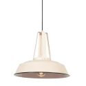 Mexlite Pendelarmatuur EDEN 1-vlams E27 IP20, crème dimbaar