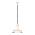 Mexlite Pendelarmatuur EDEN 1-vlams E27 IP20, crème dimbaar