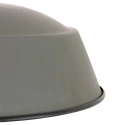 Mexlite Pendelarmatuur EDEN down, 1-vlams, rond E27 IP20, glanzend, grijs dimbaar