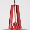Mexlite Pendelarmatuur EDEN down, 1-vlams, rond E27 IP20, rood dimbaar