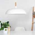 Mexlite Mexlite Pendant luminaire BJORR, 1 flame, 45cm, white
