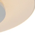 ceiling luminaire LIDO round, medium, indirect, perforated IP20, black matt dimmable