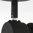 spot NATASJA 1 flame, Dim-To-Warm, adjustable GU10 IP20, steel brushed dimmable