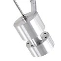Steinhauer Spotlight bar NATASJA 2-vlams, Dim-To-Warm, instelbaar GU10 IP20, staal geborsteld dimbaar